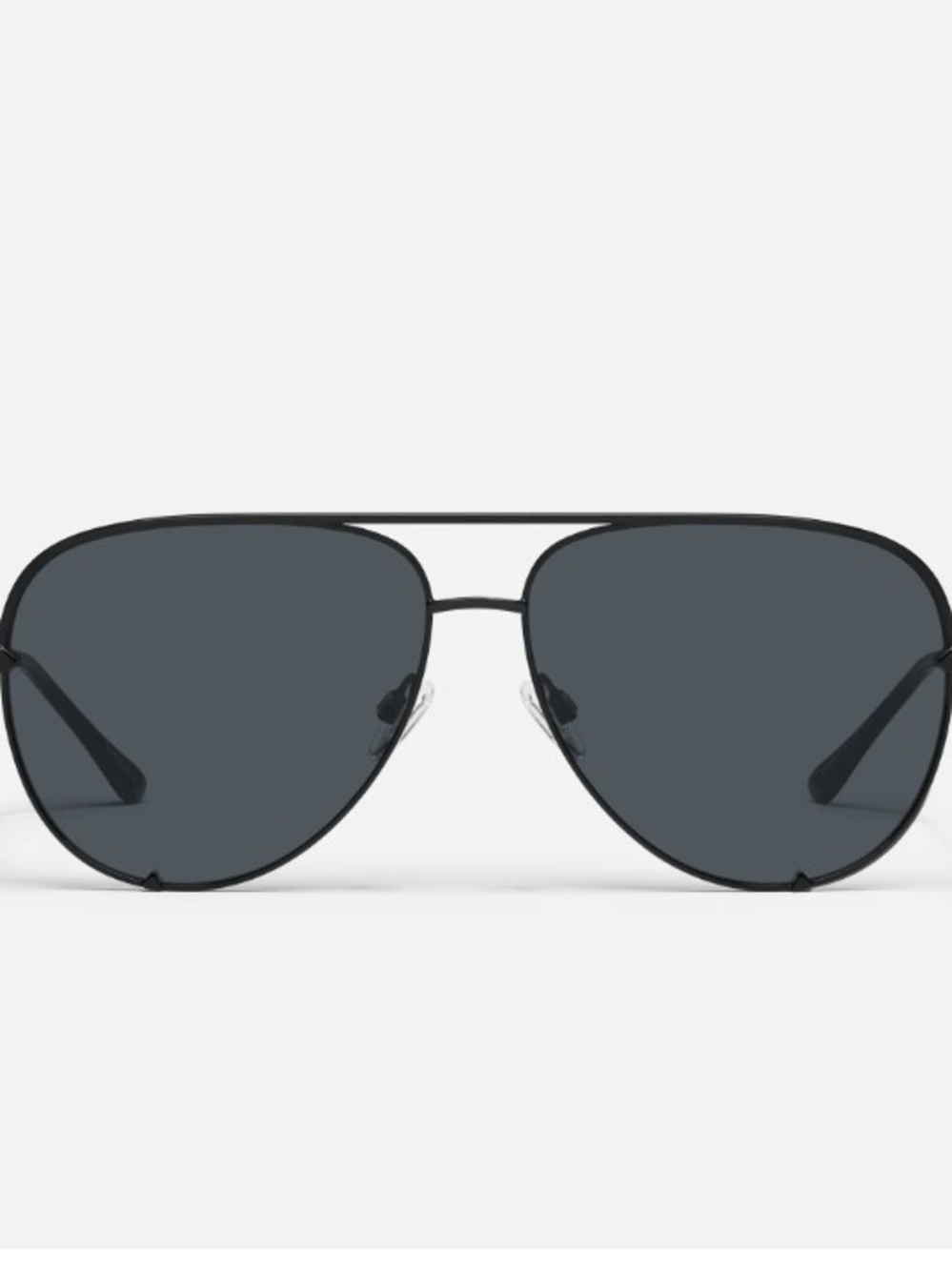 Quay Australia Black Aviator Sunglasses